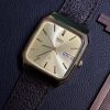 SEIKO Majesta 9533-5080 Gold Dial Day Date Quartz Men Watch