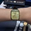 SEIKO Majesta 9533-5080 Gold Dial Day Date Quartz Men Watch