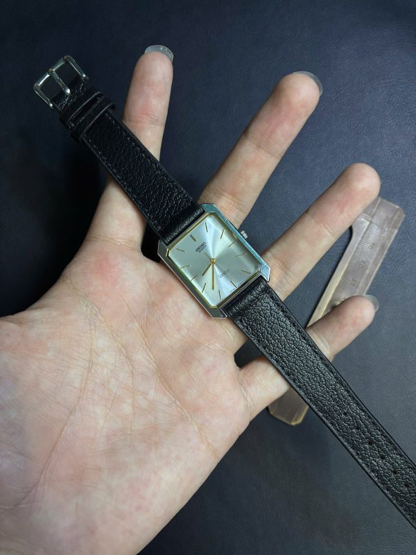 SEIKO 9521-5060 Dolce 1984 Quartz Silver Dial Vintage Men Wristwatch
