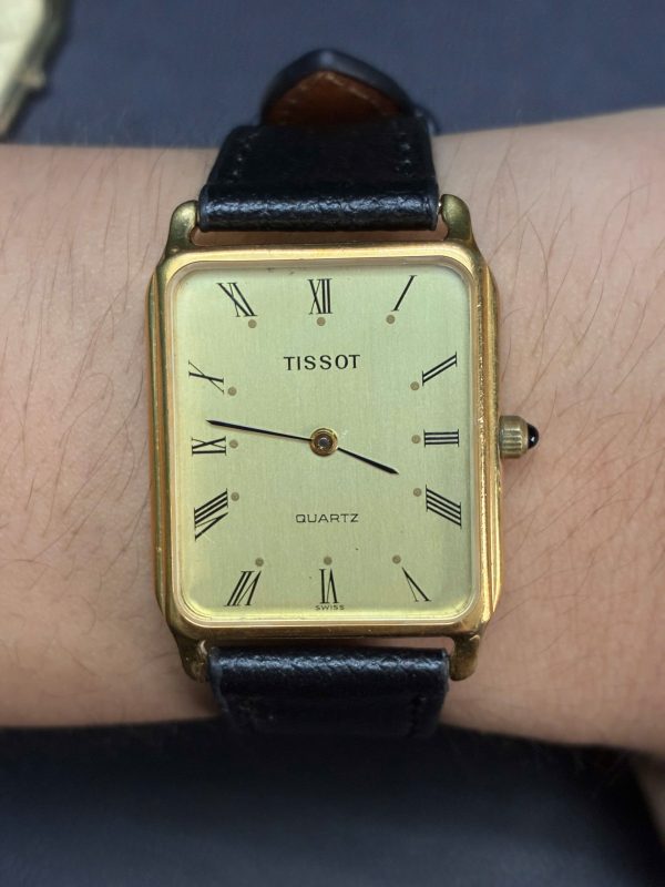 TISSOT TANK GOLD ROMAN DIAL